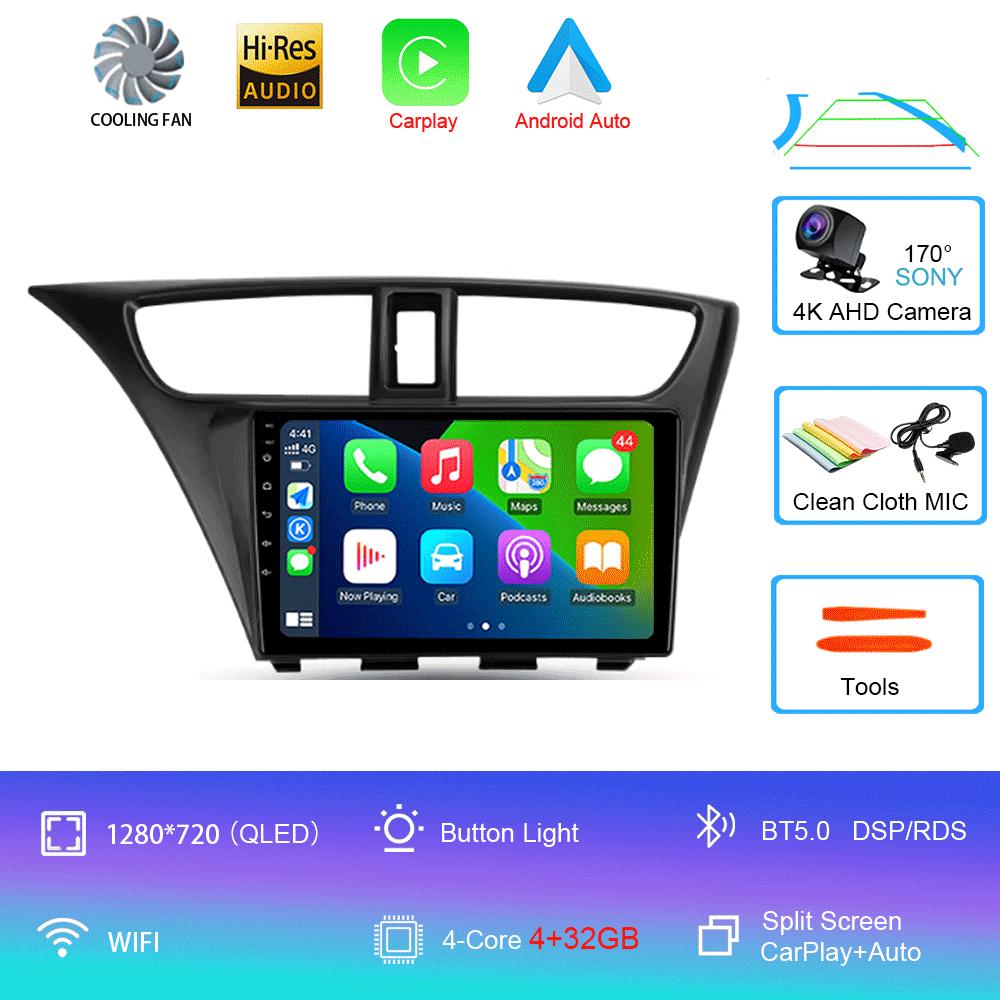 

Android 14 Для Honda Civic 9 FK FB 2012 - 2017 Мультимедийный Видеоплеер Автомагнитола Навигация стерео GPS Без 2din 2 din dvd