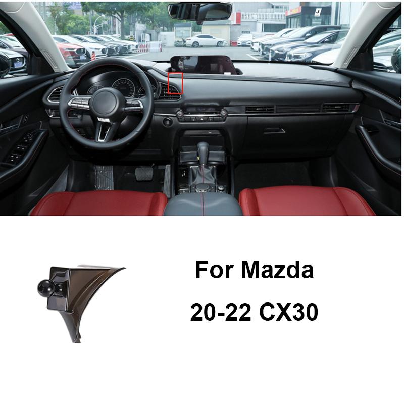 Car Dedicated Phone Holder Bracket Mount Special Base For Mazda 3 6 RuiYi CX-4 CX-5 CX-8 Atenza Axela CX30 Air Vent Bracket Clip sqmhc03