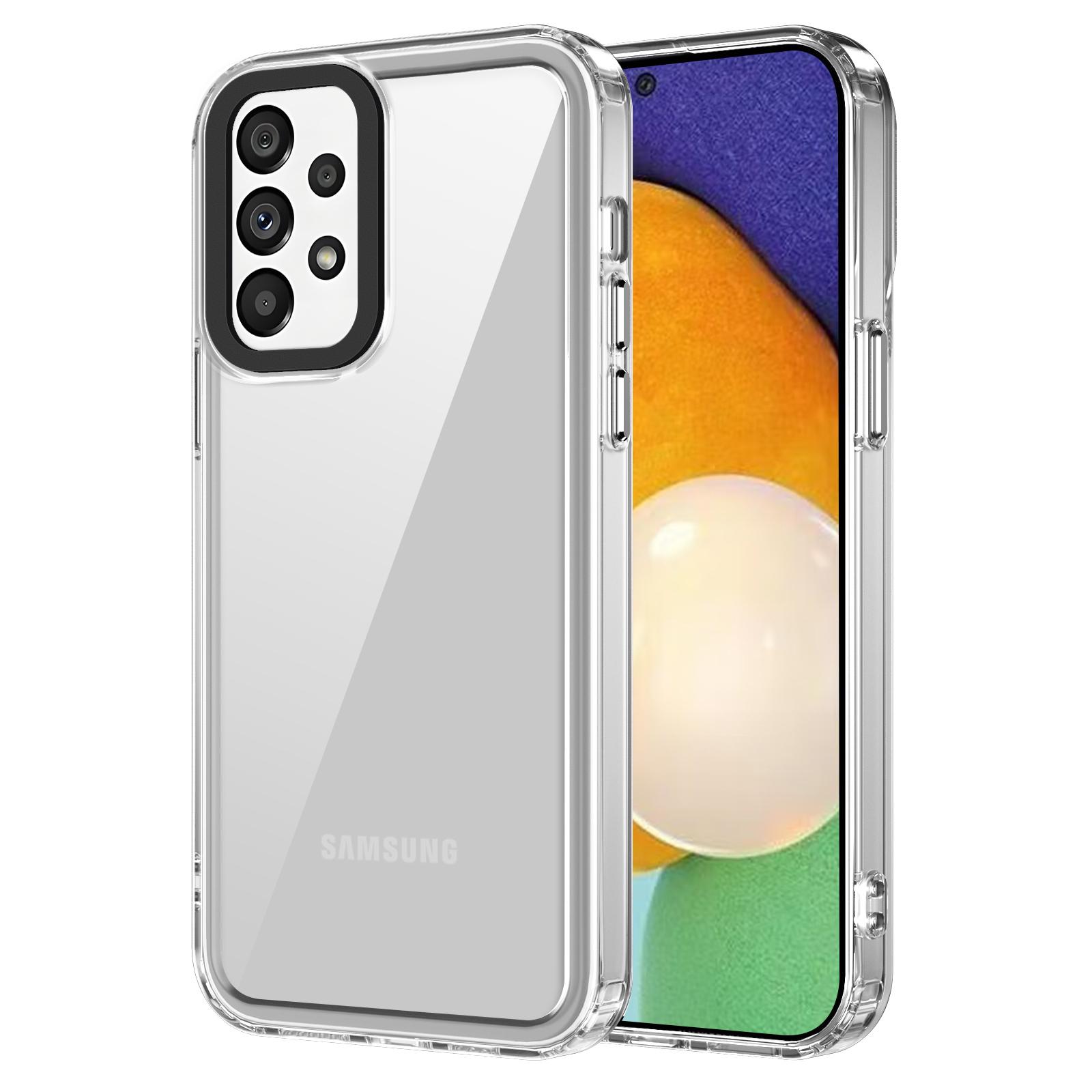 

For Samsung Galaxy A52 5G/A52 4G/A52s 5G Clear Cases Anti-Scratch PC+TPU Phone Cover Transparent