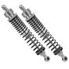 2Pcs 108mm RC Metal Shock Absorber Damper Set for HSP  RGT  Himoto  Redcat 110 RC CarSilver