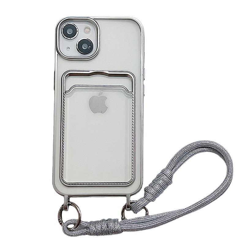 Apple 15Promax, Huawei Pura70, 8 Anti-fall, 14 Soft, 13 Simple Electroplating Card Holder, Tide Phone Case.