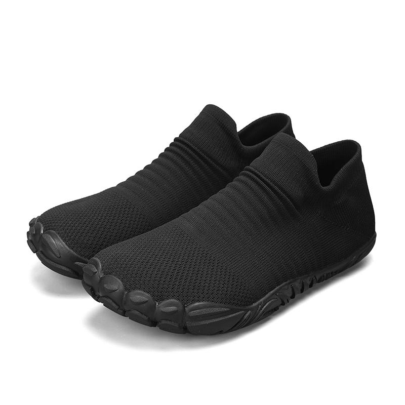 Fashion Loafers Woman Shoes Breathable Mesh Fabric New Walking Wide Toe Flat Jogging Breathable Soft Sole Men's Sports Shoes Large Size