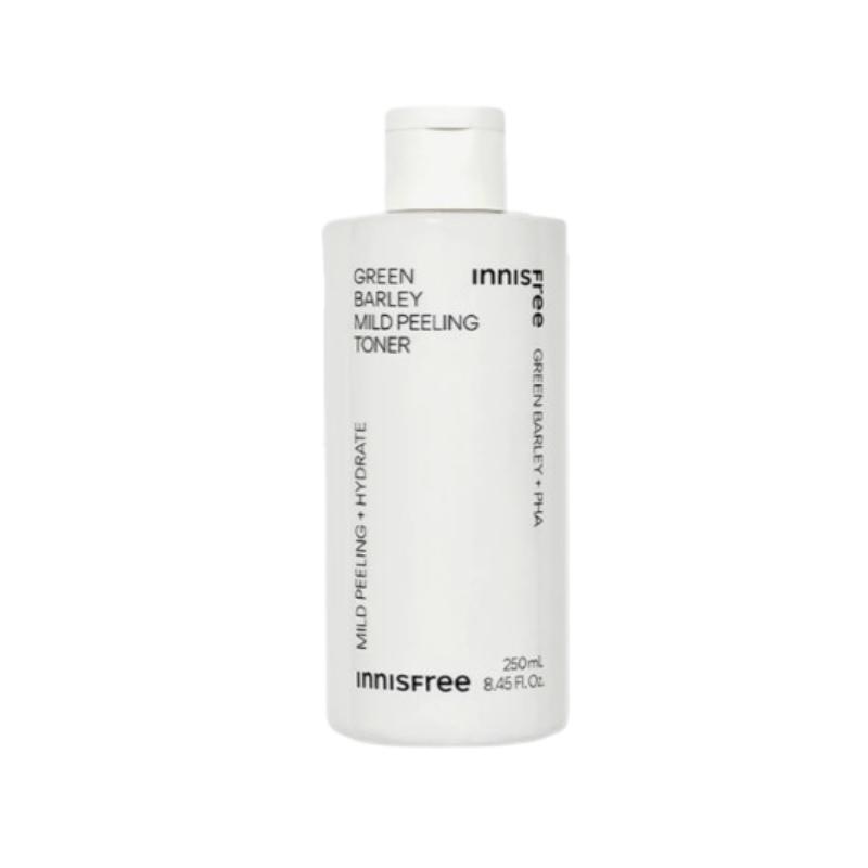 Innisfree Green Barley Mild Peeling Toner 250ml | Exfoliating & Hydrating Facial Toner | Gentle Daily K-Beauty Skin Care