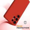 Coque Silicone - BOOLING - pour Samsung Galaxy S26 Ultra - Slim Anti-Rayures Antichoc - 2 Vitres - Rouge