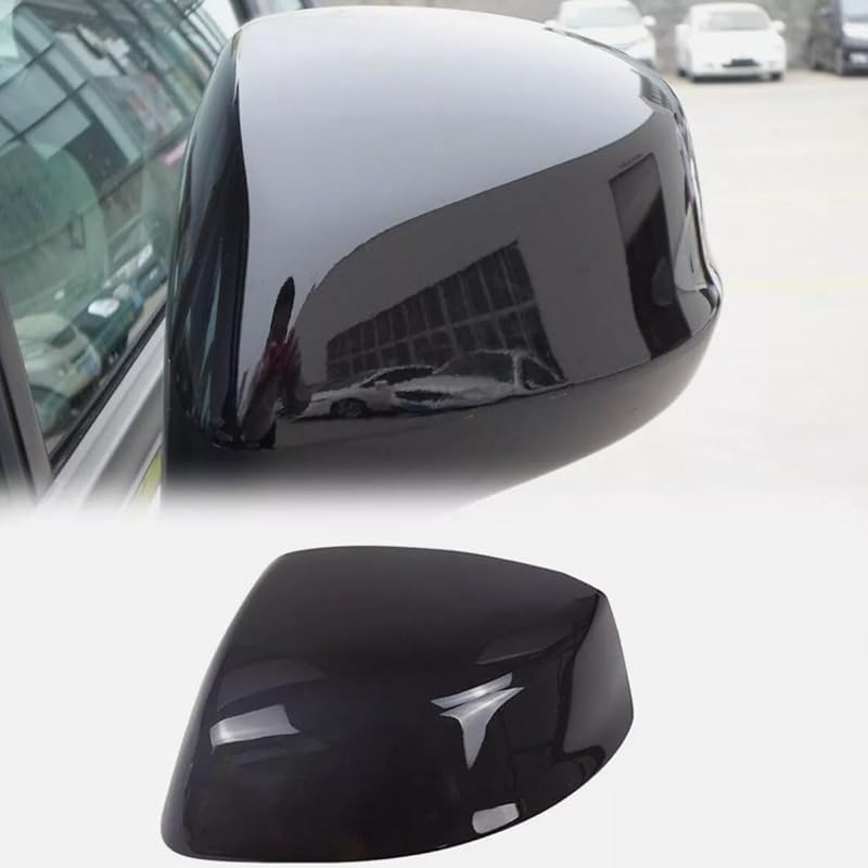 Silver Right Passenger Side Rearview Mirror Cap Cover for Honda Civic 2012 2013 2014 2015 (Black, Right)