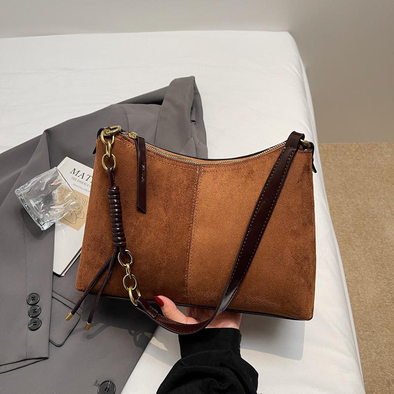 Retro Large-capacity Bag, Crossbody Bag, Women's Tote Bag, Fashionable High Appearance Level, Single-shoulder Armpit Bag