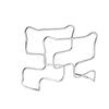 1/3/5pcs Coffee Drip Filter Bag Holder Reusable Stainless Steel Drip Bag Holder Coffee Cup Dripper Filter Paper Bag Shelf KFQJ03