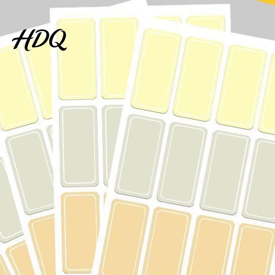 Tear Resistant Paper 3 Pack Waterproof Handwritten Label Stickers Multi-Color Synthetic Adhesive Labels Self Labels Tear-Resistant Smooth