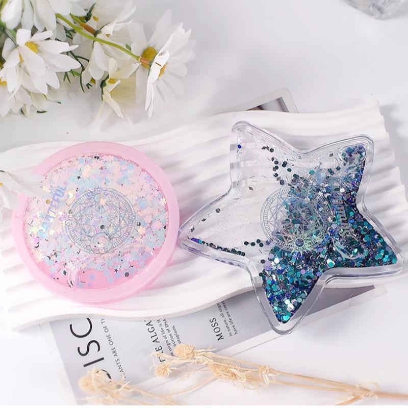 Quadratisches Herz Runde-Stern Silikonform Rahmen Harzform