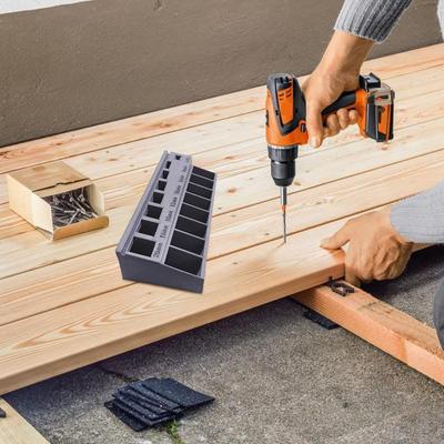 Mutter- und Schraubenorganizer Werkzeugfachhalter Tablett Präzise Tragbar Stabil Schraubensortierer Für Garage Werkstatt Schranktablett