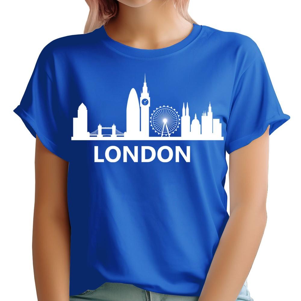 London Skyline England Uk Tower Souvenir Cute Gift Unisexs TShirts Top 1Ta51