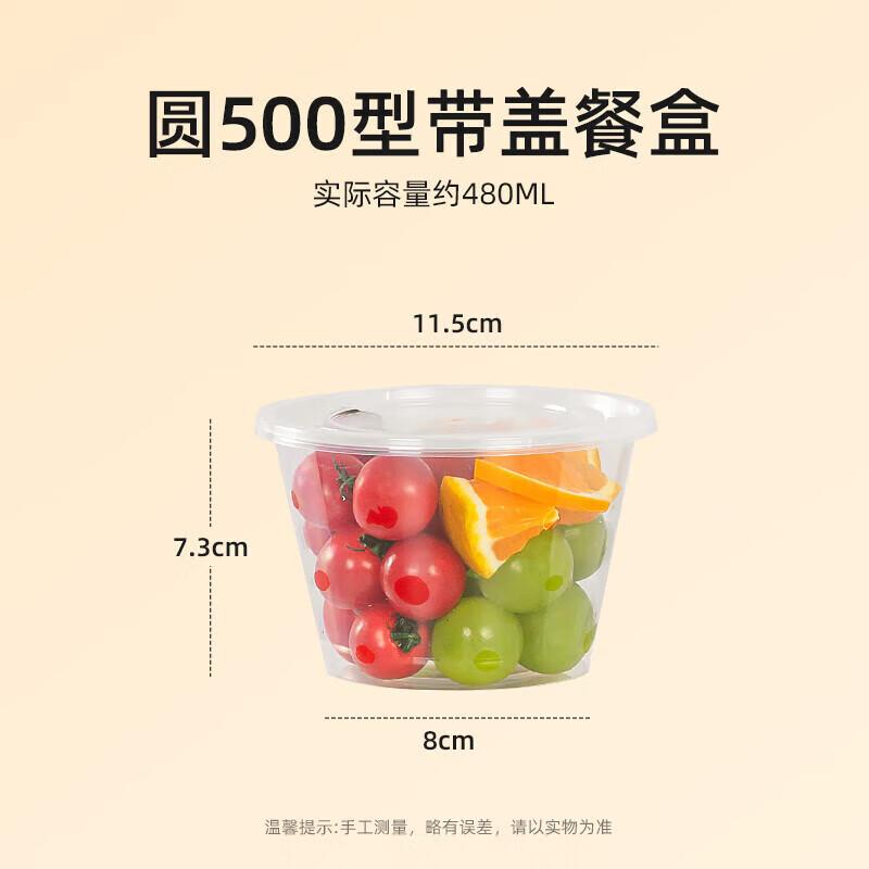 

Disposable Round Plastic Food Containers