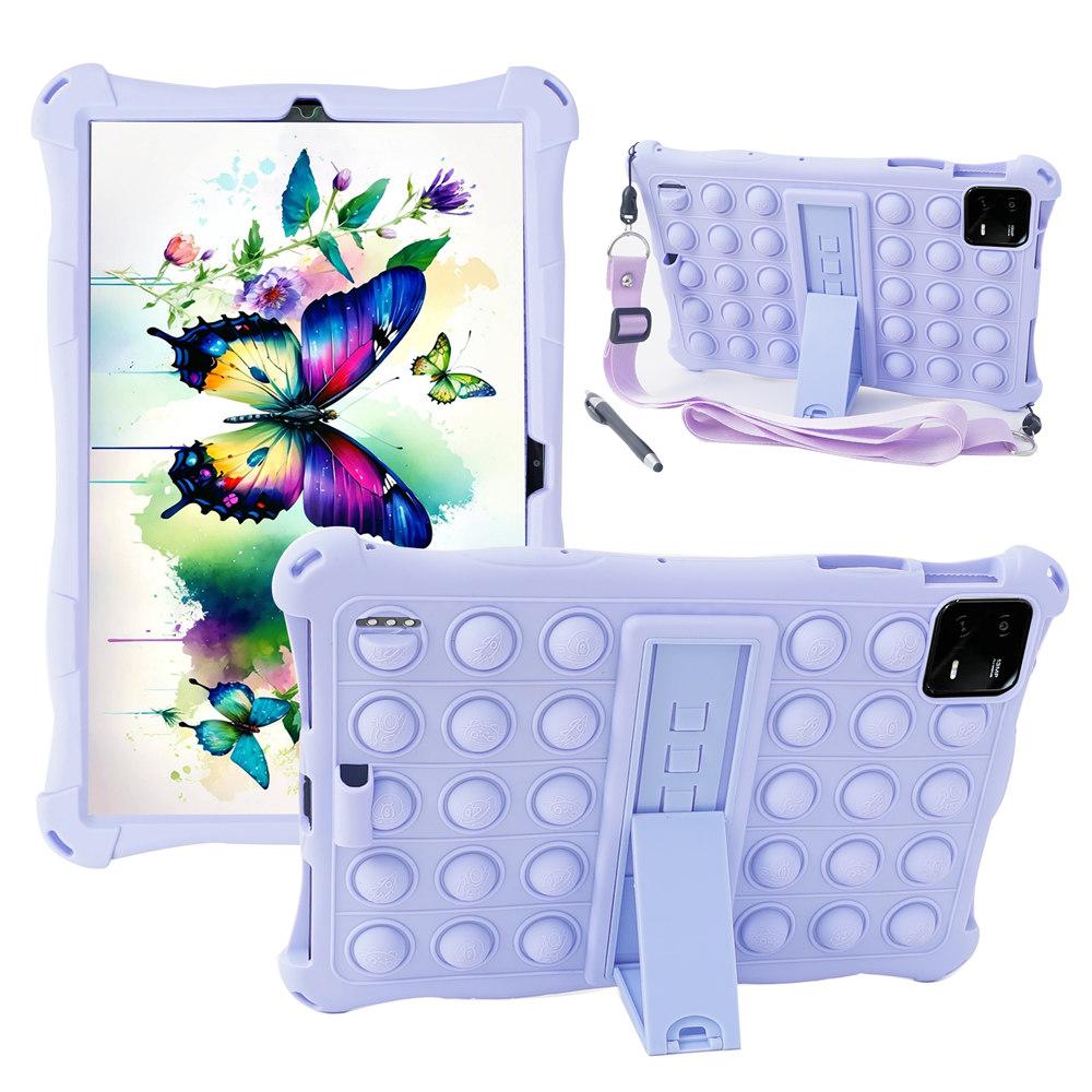 For Xiaomi Mi Pad 6 Case Bubble Toys Soft Silicone Kids Tablet Cover For Mi Pad 6Pro Kickstand Shockproof Fundas