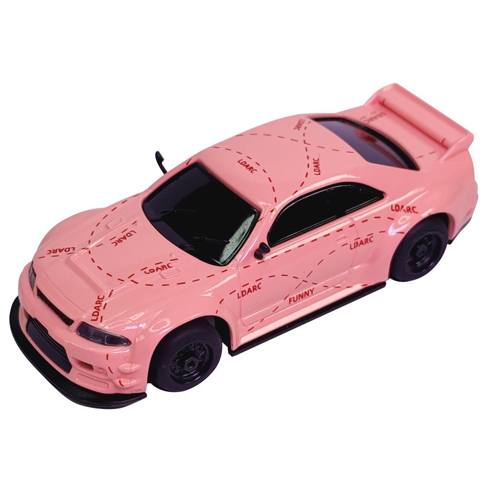 

LDARC R02 Desktop Mini Car Micro Remote Control Car 1:64 Full Proportion Electric Rear wheel drive racing