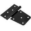 4Pcs Heavy Duty Black Iron Gate Hinges Replacement Barn Gate Hinge Hardware Folding Garden Gate Hinge Easy to Use