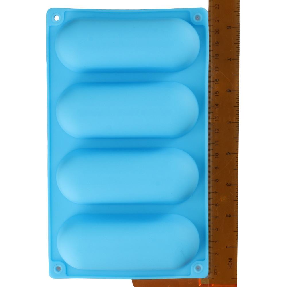 2 Pack Silicone Silicone Hot Dog Bun Molds DIY Baking Tray Bread Mold Hot Dog Sausage Mold  Baguette