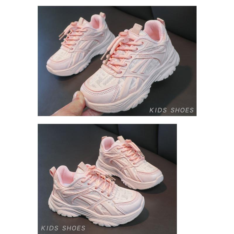 Новая универсальная детская обувь весна-осень обувь для девочек и пап сетчатая дышащая — фото 7