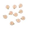 10Pcs Metal Enamel English Letters Charms Pendant For DIY Jewelry Making Necklace Bracelet Accessories