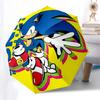 1pc Sonic the Hedgehog Automatic Opening Folding Umbrella with 8-Bone Iron Frame - Portable Travel for Fans, Everyday Use, and Festive Gifts.Q089