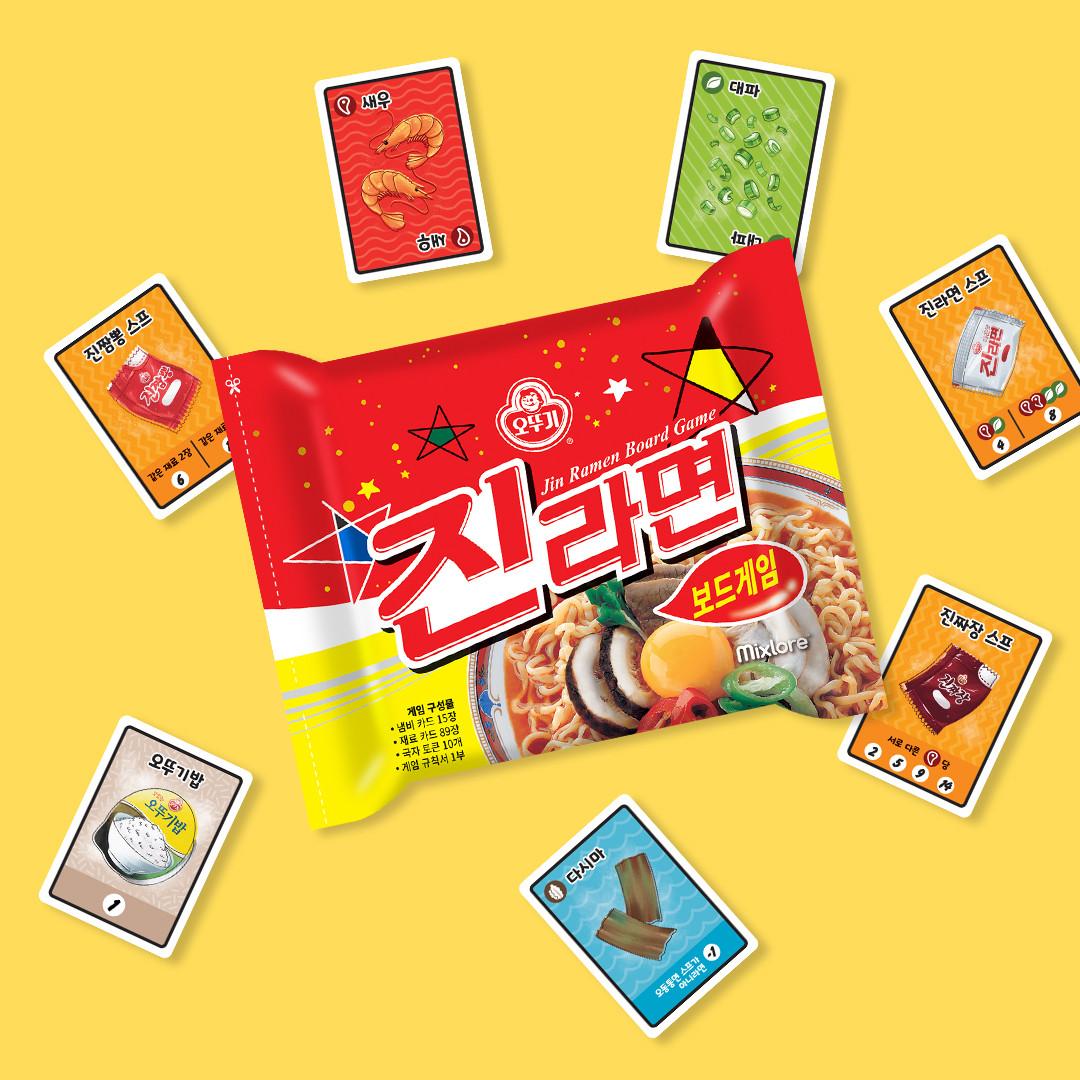 Asmodee Korea Jin Ramen Board Game Card Party Game Camping