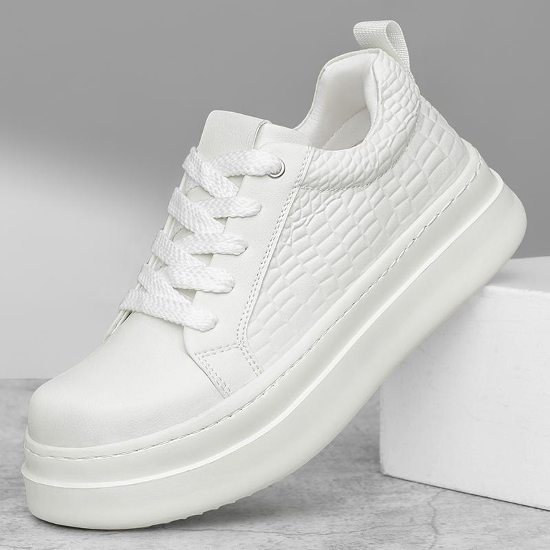 Genuine Leather Men Casual Shoes Classic Comfy Man Sneakers Fashion Vulcanize Shoe Leisure Male Walking Shoe Skateboard Footwear