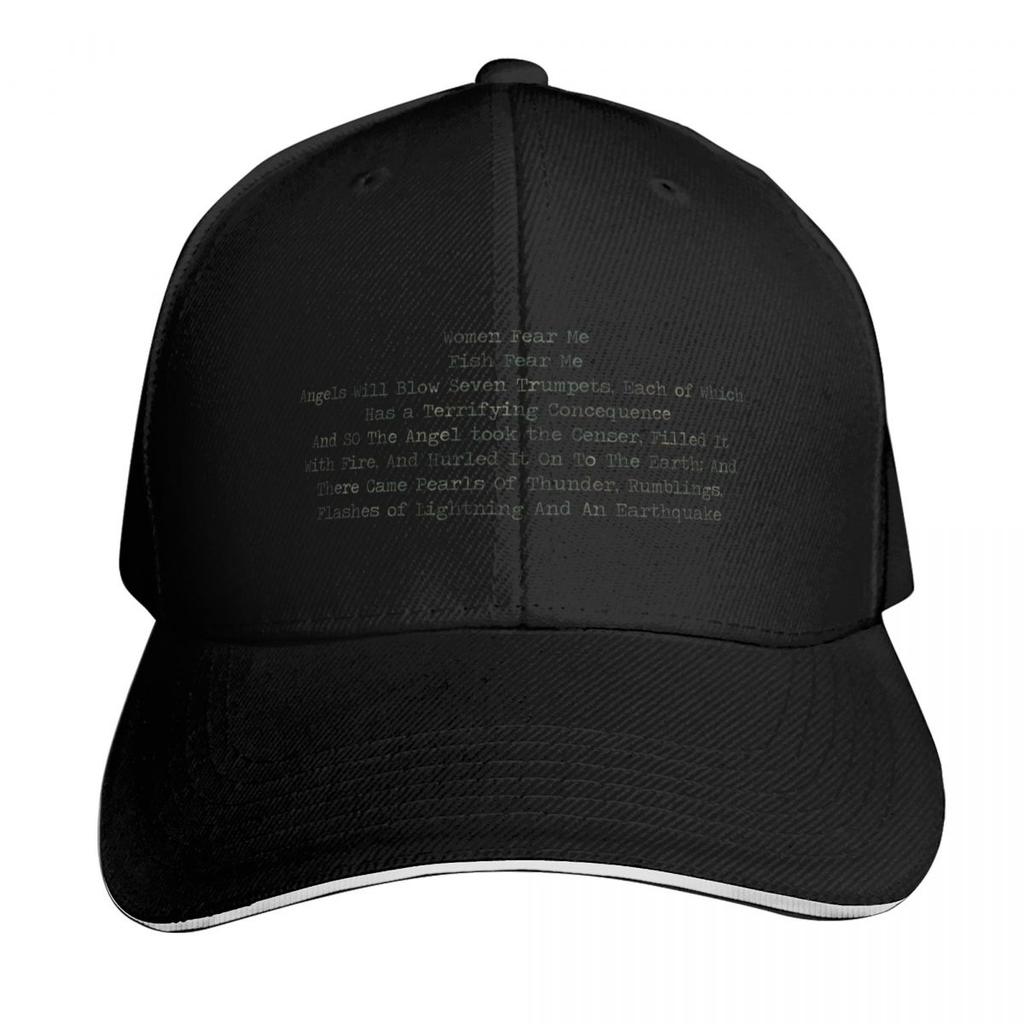Women Fear Me Fish Fear Me Baseball Cap Hat Unisex For The Sun Birthday Golf Hat Unisex Rugby Unisexs Womens
