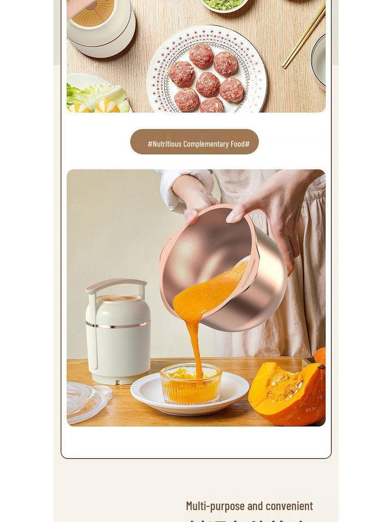 Stainless Steel Electric Meat Grinder & Vegetable Chopper - Multifunctional Household Food Processor