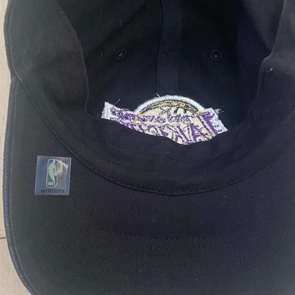 Used Los Angeles Lakers Black Caps 47
