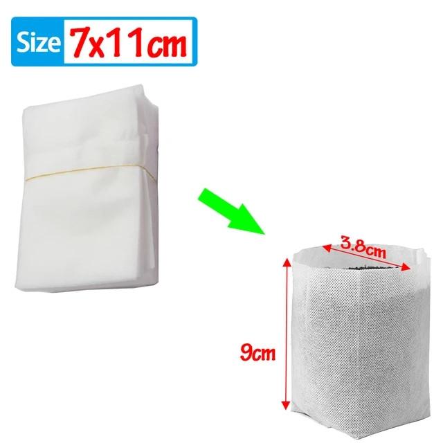 

100pc Biodegradable Nursery Bag Non-Woven Plant Nursery Bag for Vegetable Transplant Flower Seed Breeding Home Garden Supply 100 Pcs
