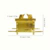 Golden Ark Covenant Figurine Commandments, Aaron’s Rod & Manna - Religious Jewelry Box, Multi-Faith Holidays, No Electricity