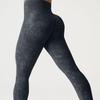 Nylon Frosted High Waist Yoga Leggings with Tummy Control & Hip Lift for Women