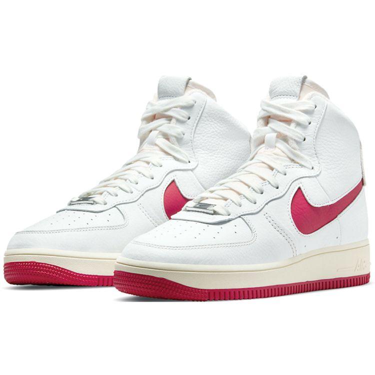 Nike Air Force 1 High Sculpt White Gym Красные женские кроссовки Summit-White — фото 3