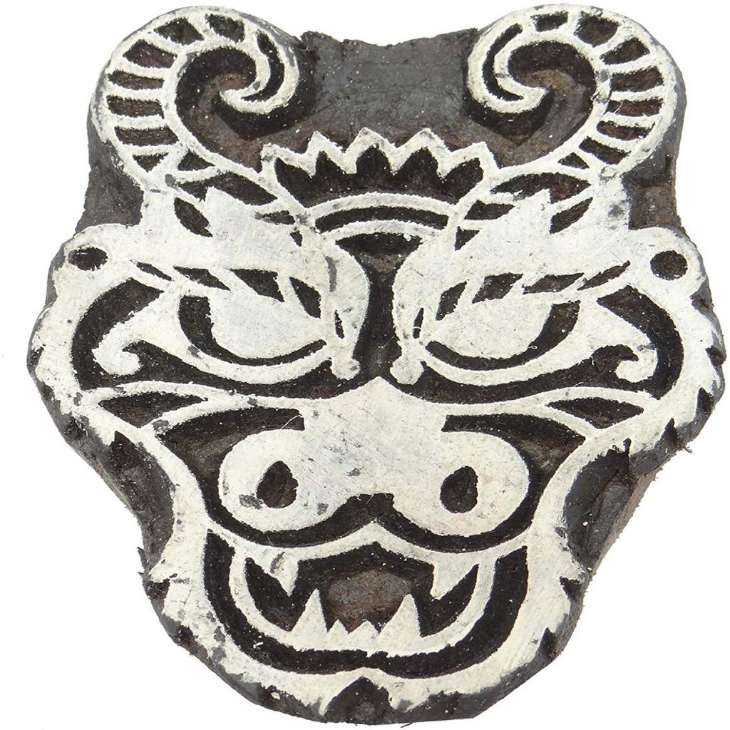 Textile Printing Block Handcarved Stamp Decorative Blocks Indian Wood Stamps