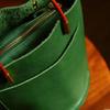 Borsa Secchiello Verde da Donna, Borsa a Mano Tote Moda Estiva Piccola a Spalla Crossbody per il Pendolarismo Quotidiano e il Tempo Libero