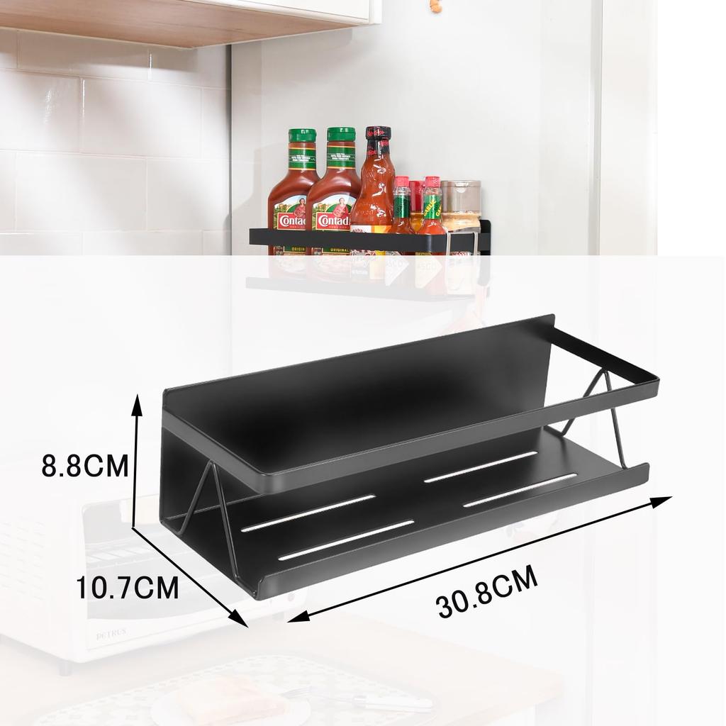 Bucătărie Magnetică Baie Oțel Inoxidabil Duș Baie cu Cârlige Raft, Raft, Raft, Scurgător, Depozitare,