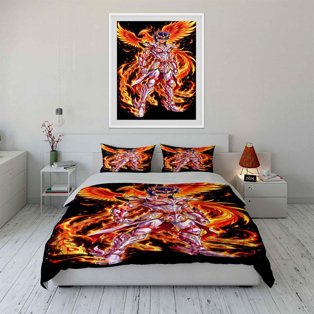 Fiery phoenix rising. Bedding sets Duvet covers Pillowcases(1* Duvet Cover 2* Pillowcases without duvet insert)