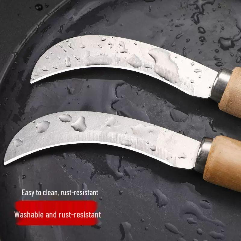 Versatile Curved Knife for Pineapple, Banana, Fruits, Vegetables, and Chives