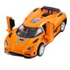 1/32 Koenigsegg CCR Alloy Sports Car Model Diecast Metal Toy SuperCar Model Simulation Sound and Light Collection Childrens Gift