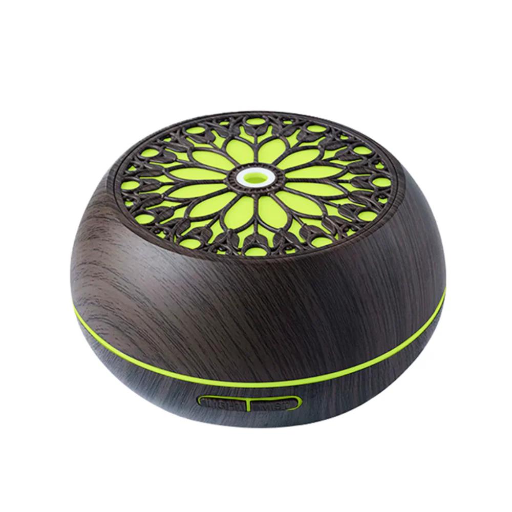 550ml Luftbefeuchter & Aroma-Diffusor mit 7 beruhigenden Lichtfarben, 6 ätherischen Ölen, ferngesteuerter Timer, schlafzimmerfreundlich