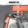 NICECNC 6061 Aluminum Alloy CNC 2PCS Front Sway Bar Clamping Collar For Can Am Maverick X3 2017-2021 Reducing Sway Bar Noise