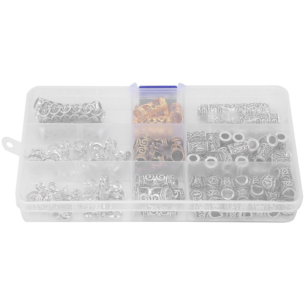 Alloy Dreadlocks Hollow Hair Rings Hair Braid Rings Fashionable Hair Decoration Accessories