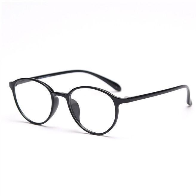 Korean Style Small Frame Glasses Women's Myopia Can Be Equipped with Ultra-Light Cold Tea Pigment Face Glasses Fashionable Artistic Frame