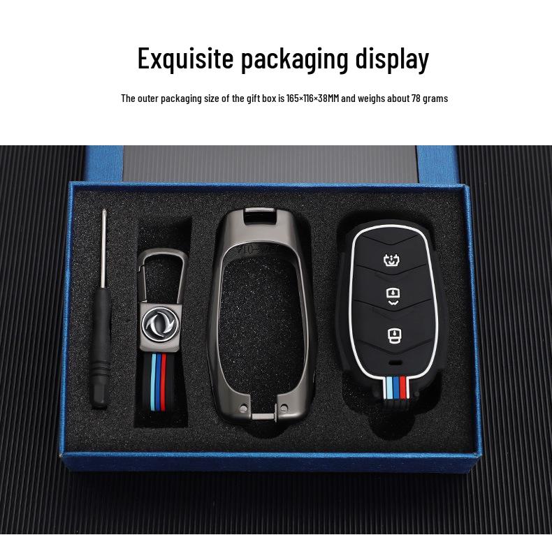Elegant 2022 Dongfeng Fengguang 580 Key Cover for Women – Premium Protective Case with Stylish Buckle Ornaments
