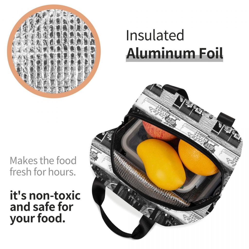 The Sopranos Family Insulated Lunch Bag for Kids School Cooler Thermal Food Box Tote Leakproof Lunch Boxes Container