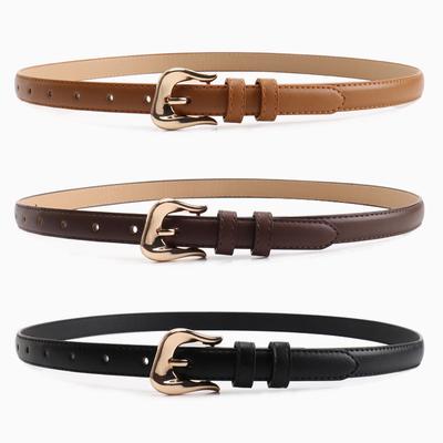 Ceinture pour femmes Été Nouvelle Ceinture polyvalente haut de gamme pour femmes Design de niche Ceinture à boucle ardillon avec ceinture pour jeans