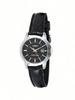 Standard "Little Dolphin" Women's Wristwatch – Features Minimalist Quartz Movement, Retro-chic Design, Black Dial, Japanese-Korean -1A LTP-V004L