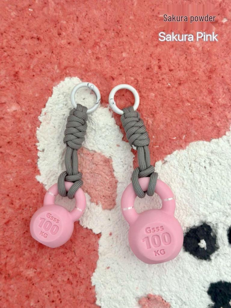 Lover 03 Kettlebell Accessories: 3D Fitness Keychain Bag Charm Pendant