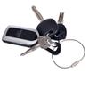 Pacote de 10 Argolas de Aço Inoxidável com Cabo de Aço Chaveiros Argolas para Chaves Kit de Chaveiro com Cabo de Aço Perfeito para Chaves e Etiquetas de Bagagem