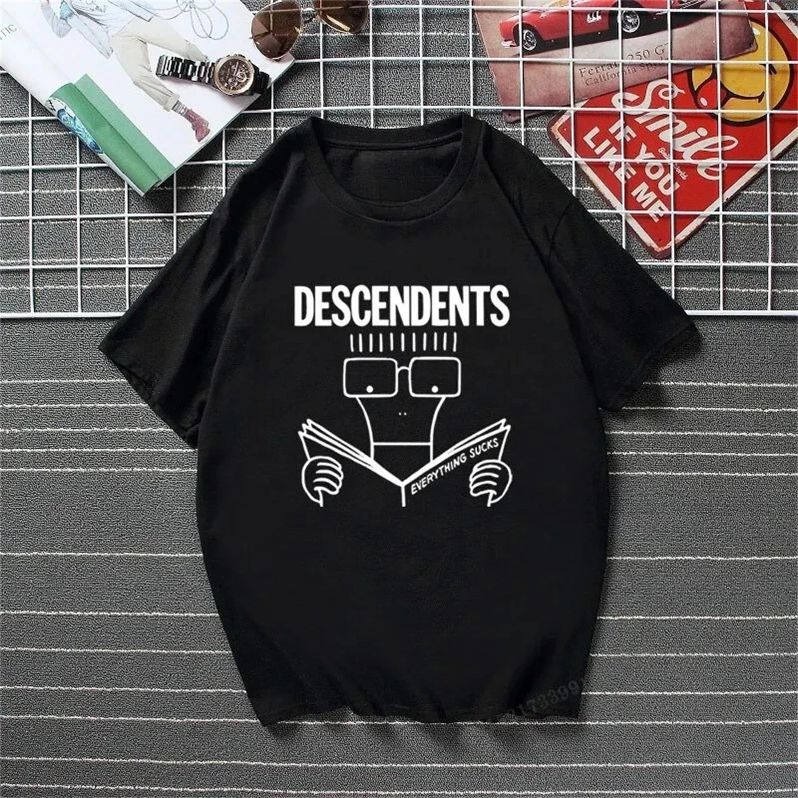 Descendents Всё Отстой Смешные Топы Футболки Топы Уличная Мода Футболки Рубашки Женские Футболки Графические Футболки Y2K Топ S