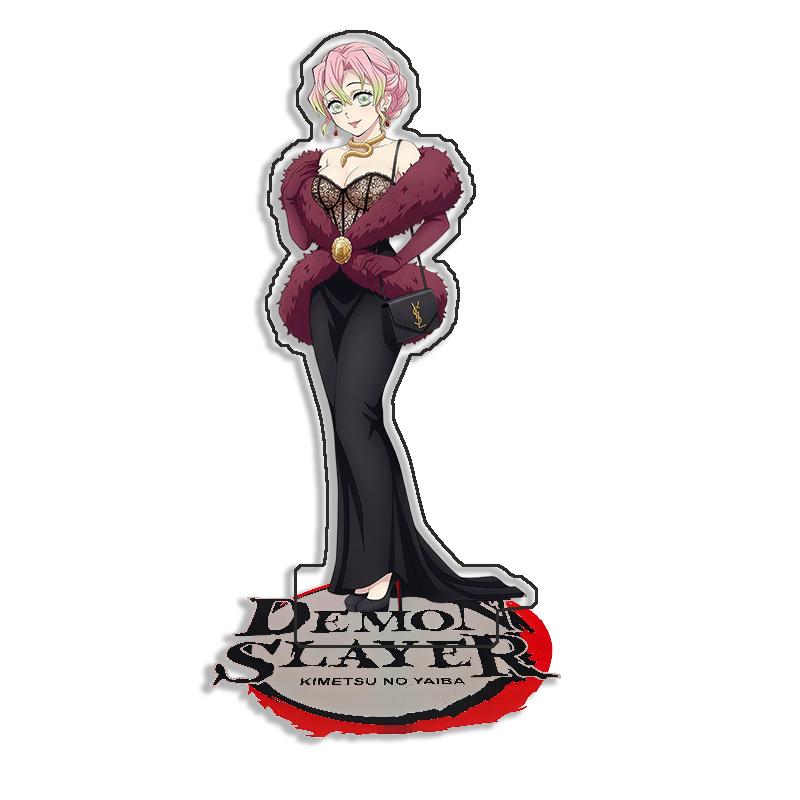 Standing Sign for Demon Slayer Tengen Uzui Muichiro Tokito Acrylic Desktop Stand Decorating Self Made Collection Toy Fans Gift